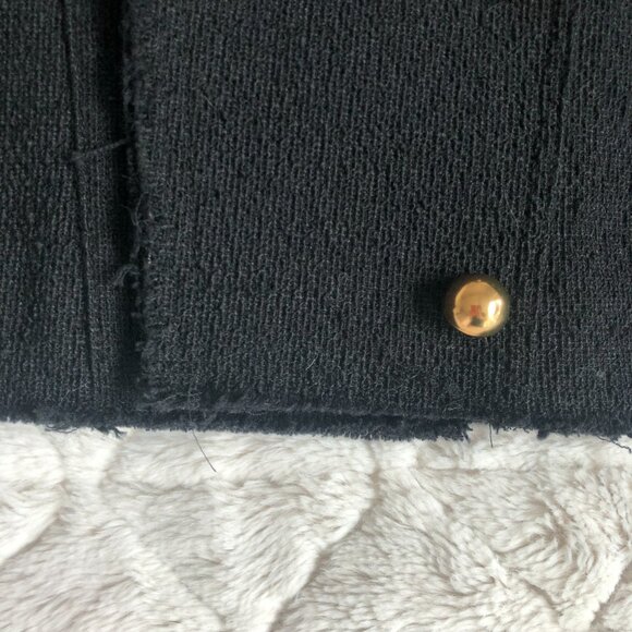 MO&Co. Vintage Cotton-blend Cropped Jacket_Women _ BLACK _ Size S - Picture 10 of 16